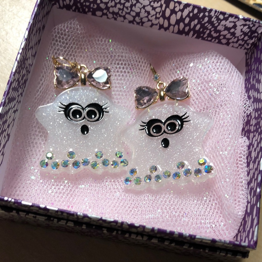Betsey Johnson Ghost earrings